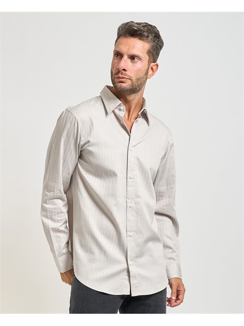 Men's Armani Exchange jacquard cotton shirt ARMANI EXCHANGE | XM001868-AF18836F1030